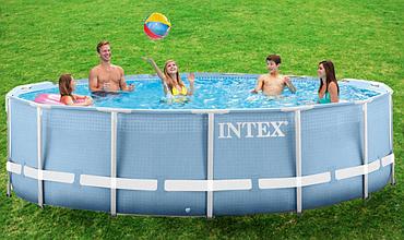 Каркасный бассейн Intex Prism Frame 366x76 см