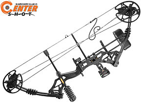 Лук блочный Centershot Grim черный KIT (LH)