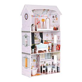 Кукольный домик с мебелью Ecotoys Резиденция Алисы D8211