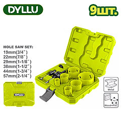 Набор биметаллических коронок DYLLU DTKJ3491 (9 шт.)