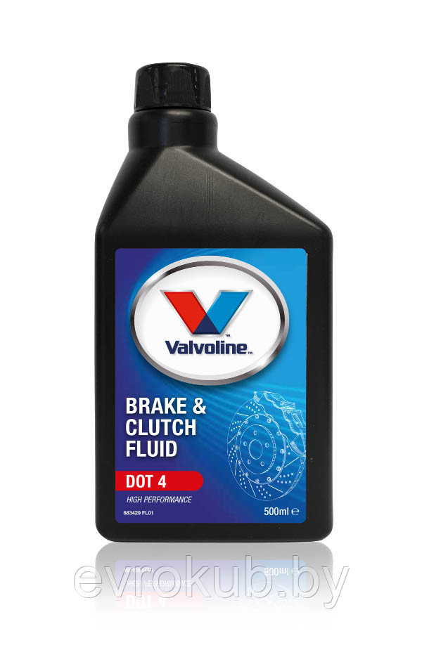 Тормозная жидкость Valvoline Brake & Clutch Fluid DOT 4 (500 мл.)