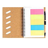 Блокнот Гарольд со стикерами и ручкой, фото 2