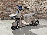 Электротрицикл Leopard pro коричневый