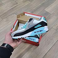Кроссовки Nike Air Max 90 Gray Blue, фото 2