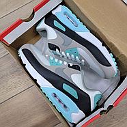 Кроссовки Nike Air Max 90 Gray Blue, фото 3