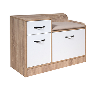 Скамья из НМП "Порто" МК 501.09.7 Правый, BEIGE, Бел-ДС