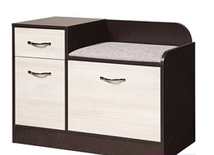 Скамья из НМП "Порто" МК 501.09.7 Правый, GREY, В-ЯШсв