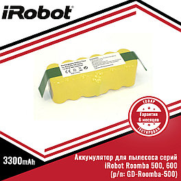Аккумулятор (батарея) для пылесоса iRobot Roomba 500, 600 серий (p/n: GD-Roomba-500), Ni-Mh 14.4V, 3300mAh