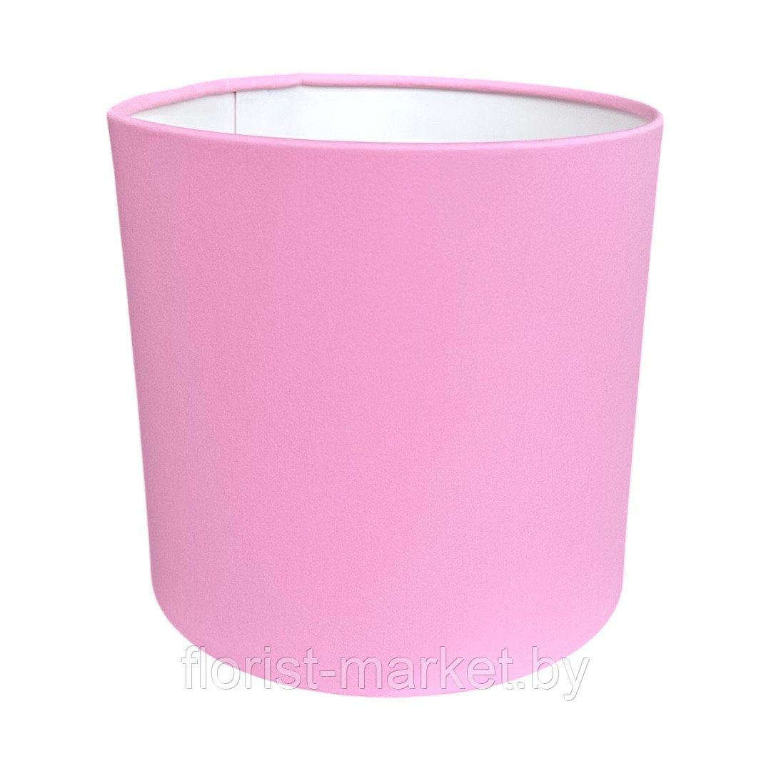 УЦЕНКА Коробка шляпная, D16/H16 см, розовый
