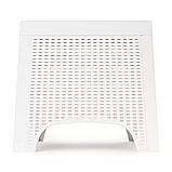 Стол Ротанг Лайт 43.5х43.5х39.5 белый, фото 4