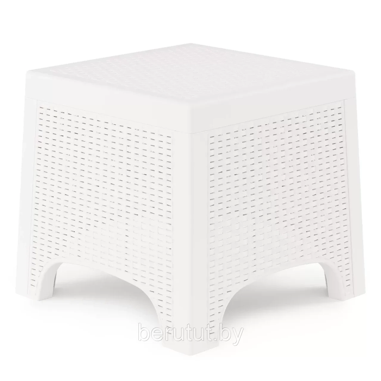 Стол Ротанг Лайт 43.5х43.5х39.5 белый