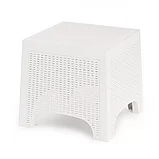 Стол Ротанг Лайт 43.5х43.5х39.5 белый, фото 3