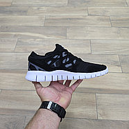 Кроссовки Nike Free Run 2 Black White, фото 2