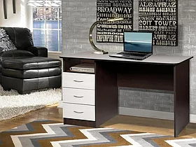 Стол письменный Альянс венге/дуб шамони Мебель Класс