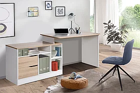 Стол Имидж 3 (дуб сонома/белый) Мебель Класс