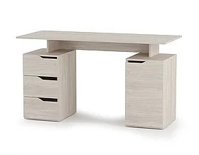 Стол компьютерный ПКС 3 (ясень анкор светлый) Олмеко