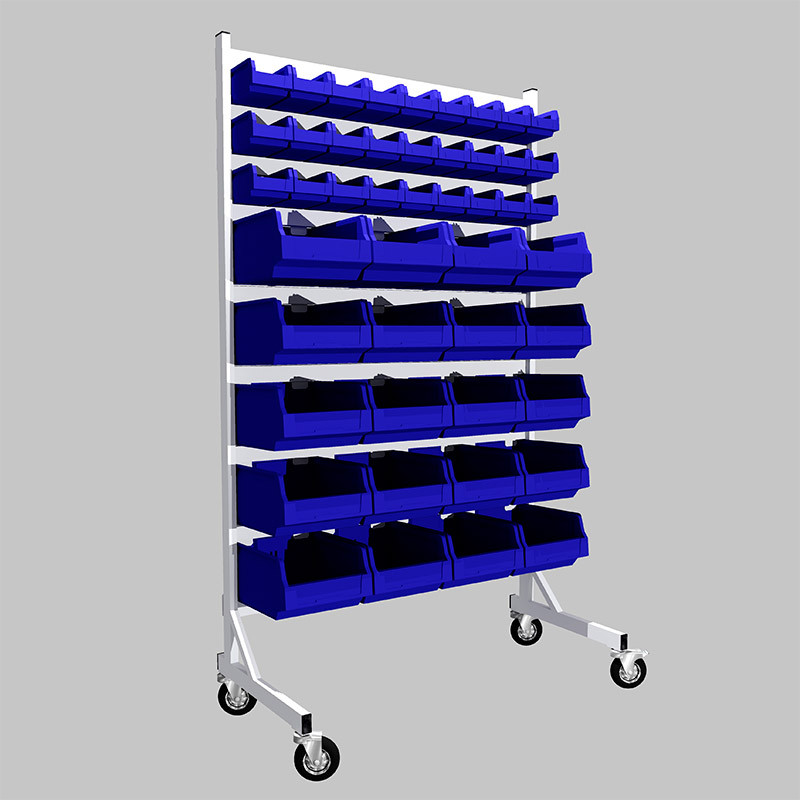 Стеллаж для метизов LS 30.50.000 мобильный