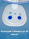 CHANGLI Настольный вентилятор FT-30, белый, синий, фото 2