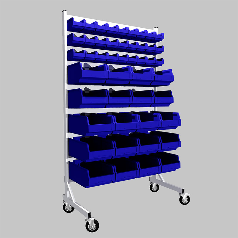 Стеллаж для метизов LS 30.20.030 мобильный