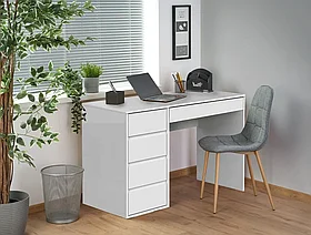 Стол компьютерный SV-Мебель К № 13 серия 2 белый глянец