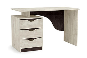 Стол письменный 33.23 Лючия (бетон пайн/венге) Олмеко