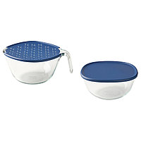 Миска с крышкой IKEA СУМПКИПРЕСС 2 шт