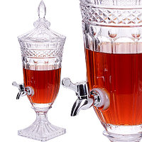 Лимонадница с краном стеклянная 1,8 л. LR 30743