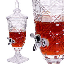 Лимонадница с краном стеклянная 1,8 л. LR 30745