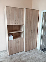 Набор высоких шкафов для документов и одежды. Высота шкафа 2155 мм