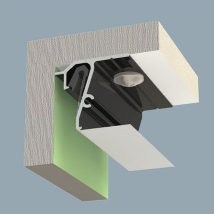 Теневой профиль DELTA, потолочный, фото 2