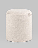 Пуф Stool Group с ящиком Хюгге S букле бежевый, фото 2