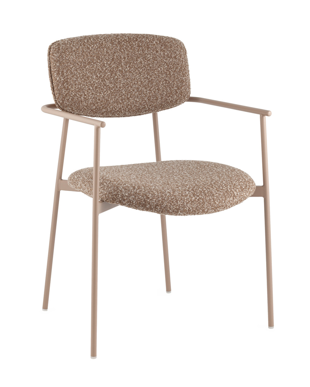 Стул Stool Group Doe коричневый бежевые ножки