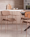 Стул Stool Group Doe коричневый бежевые ножки, фото 3