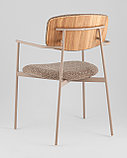 Стул Stool Group Doe коричневый бежевые ножки, фото 7