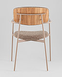 Стул Stool Group Doe коричневый бежевые ножки, фото 8