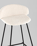 Стул барный Stool Group Nita букле молочный, фото 10