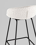 Стул барный Stool Group Nita букле светло-серый, фото 7