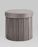 Пуф Stool Group Store Round антрацитовый складной с ящиком, фото 2