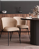 Стул Stool Group Блейз букле капучино каркас серо-коричневый, фото 3