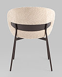 Стул Stool Group Блейз букле капучино каркас серо-коричневый, фото 7
