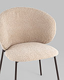 Стул Stool Group Блейз букле капучино каркас серо-коричневый, фото 10
