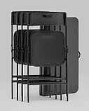 Комплект Stool Group Комплект раскладного стола и стульев Кейт черный, фото 2