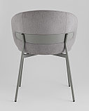 Стул Stool Group Блейз велюр серый, каркас серый, фото 5