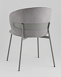 Стул Stool Group Блейз велюр серый, каркас серый, фото 6