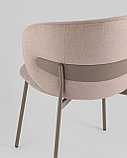 Стул Stool Group Блейз велюр бежевый, каркас бежево-серый, фото 7