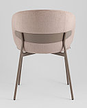 Стул Stool Group Блейз велюр бежевый, каркас бежево-серый, фото 5