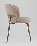 Стул Stool Group Блейз велюр бежевый, каркас бежево-серый, фото 4