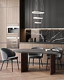 Обеденный стол Stool Group Астарта раскладной 160-240х90 керамика темная, фото 3
