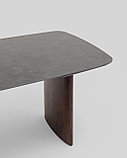 Обеденный стол Stool Group Астарта раскладной 160-240х90 керамика темная, фото 5