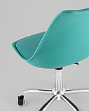 Стул офисный Stool Group BLOK SN пластиковый бирюзовый, фото 7